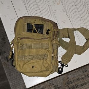 Tactical Olive Green Crossbody Bag